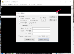 teraterm起動